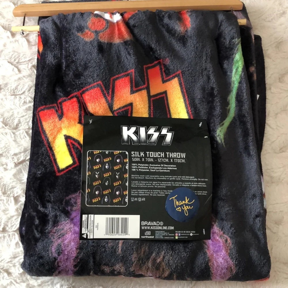 KISS Throw Blanket